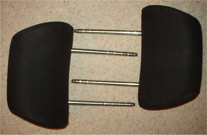 Nachrüstung Kopfstützen in der Rückbank (im VW Golf 3)