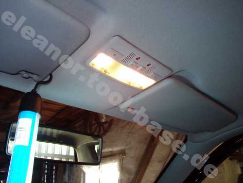 Umrüstung Innenbeleuchtung mit W8-Leuchte (im VW Golf 3)